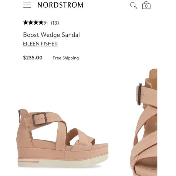 Eileen Fisher Shoes - Eileen Fisher Boost Wedge Sandal size 8